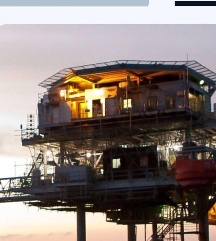 Operaciones offshore — plataforma petrolera